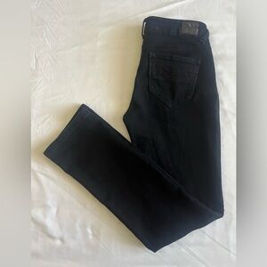 Bluenotes Low-Rise Slim Straight Bella Jeans - Size 27/30 Black